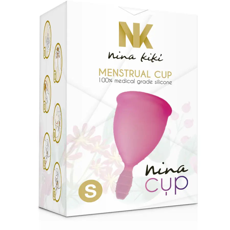 Nina kikí - copa menstrual rosa - talla s