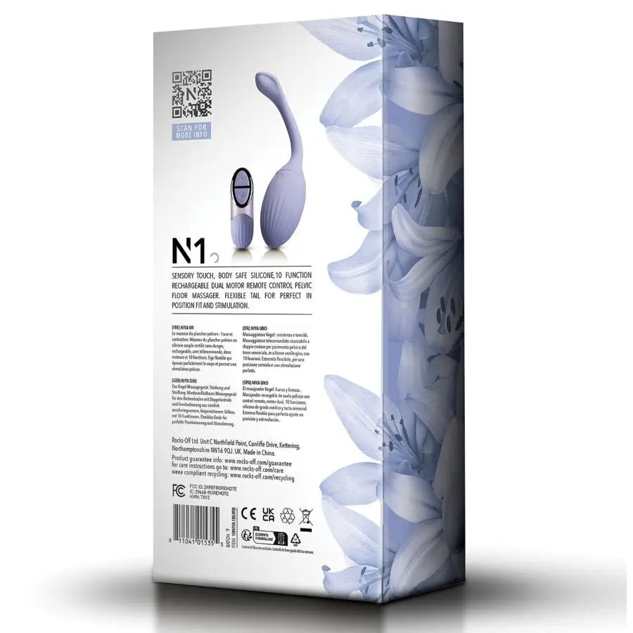 Niya - n1 masajeador pélvico kegel con control remoto