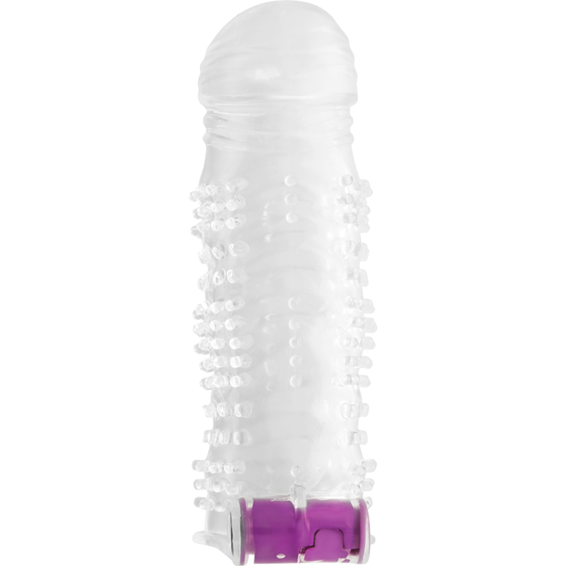Ohmama - funda pene texturada con bala vibradora