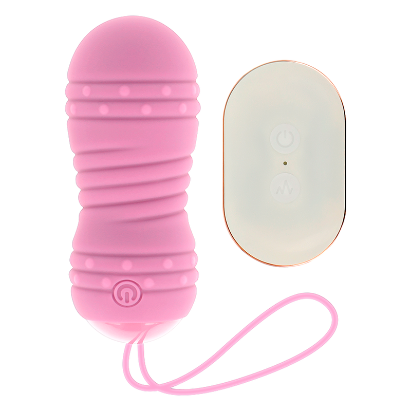 Ohmama - huevo control remoto 7 modos rotacion rosa