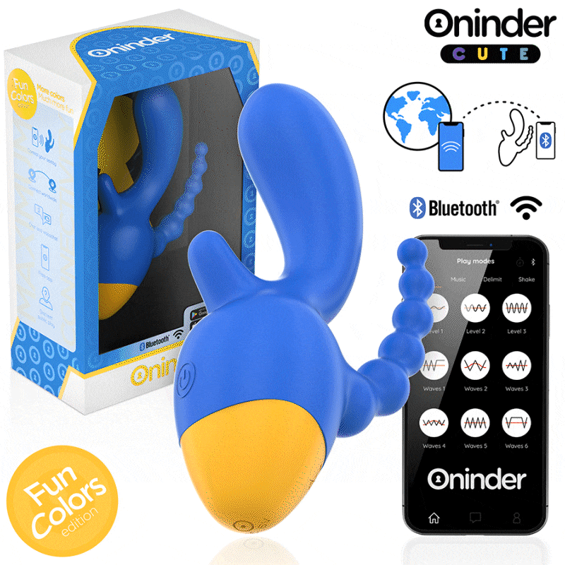 Oninder cute - love 3 some triple vibrador - app mundial