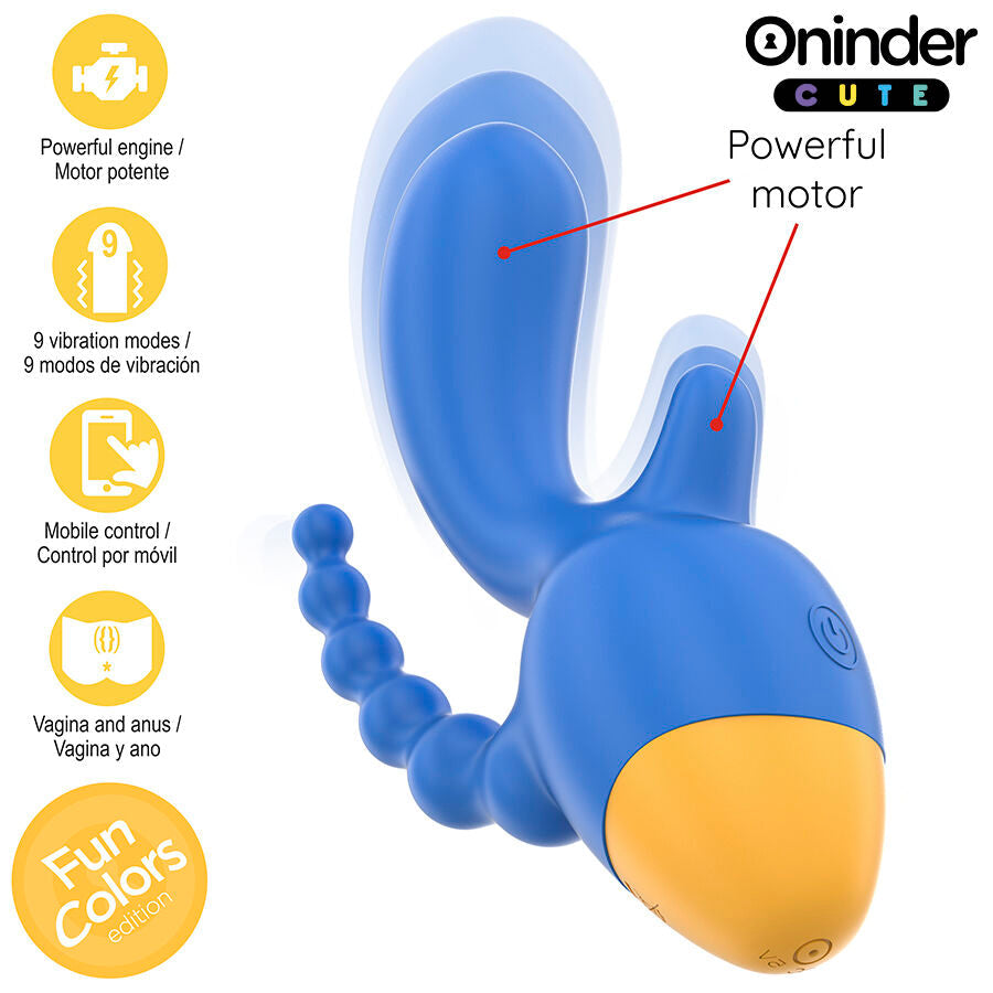Oninder cute - love 3 some triple vibrador - app mundial