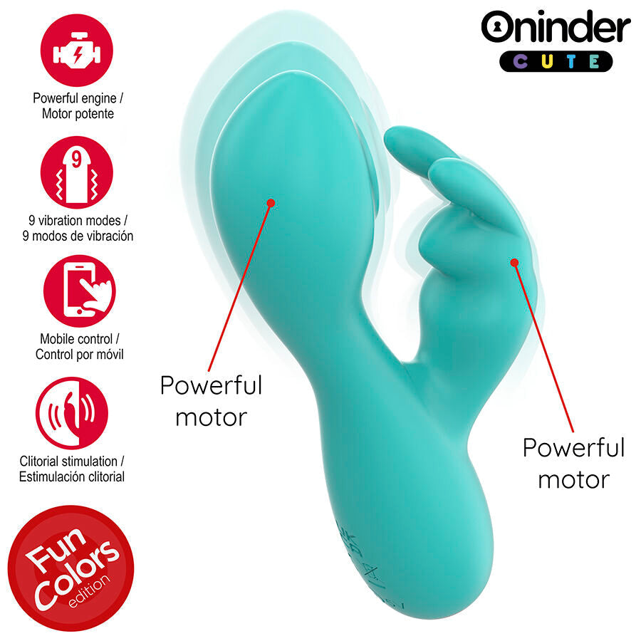 Oninder cute - love bunny vibrador punto g y clítoris - app