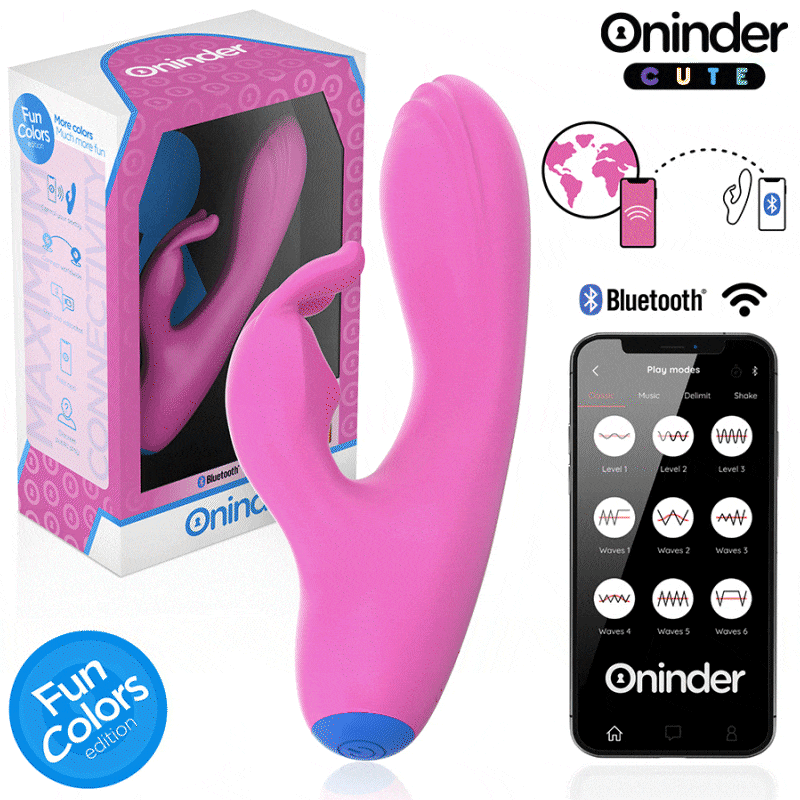 Oninder cute - love bunny vibrador punto g y clitoris - app