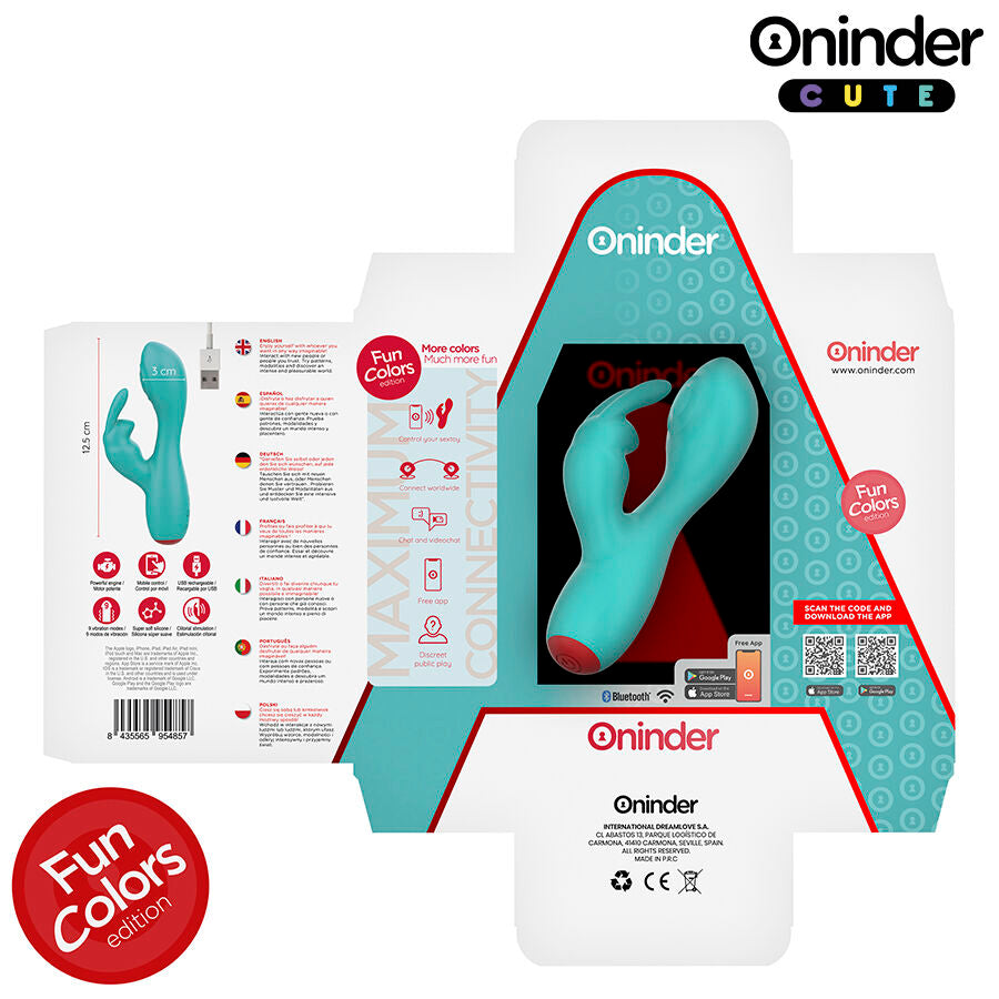 Oninder cute - love bunny vibrador punto g y clítoris - app