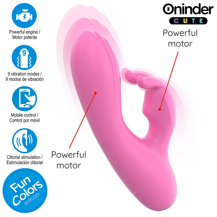 Oninder cute - love bunny vibrador punto g y clitoris - app