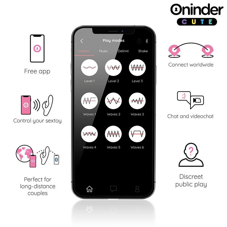 Oninder cute - love bunny vibrador punto g y clitoris - app