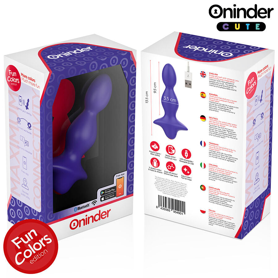 Oninder cute - love butt vibrador plug anal dilatador - app