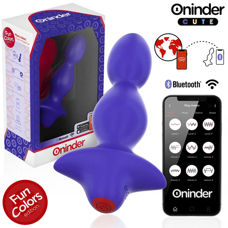 Oninder cute - love butt vibrador plug anal dilatador - app
