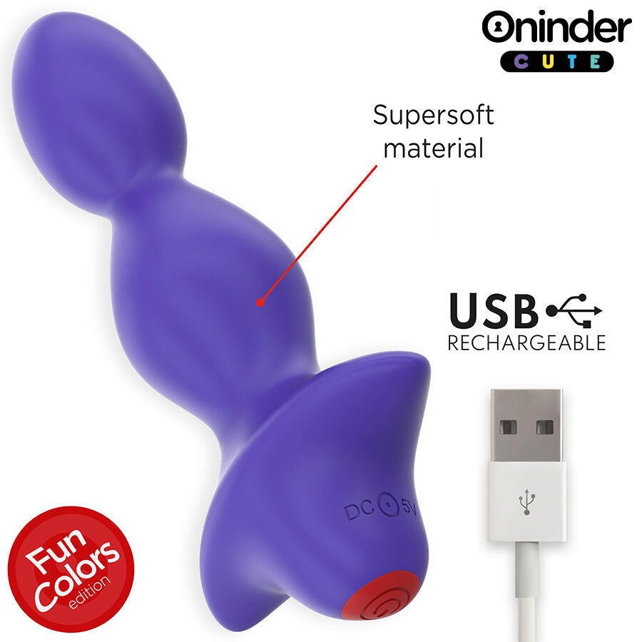 Oninder cute - love butt vibrador plug anal dilatador - app