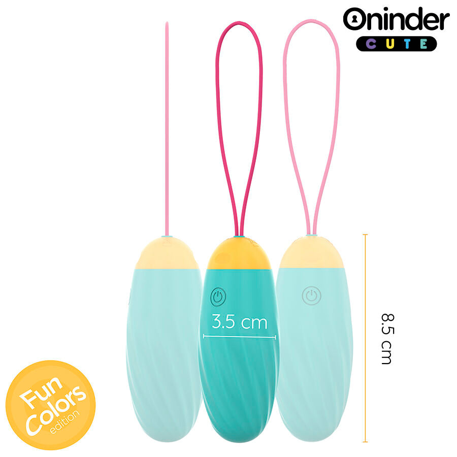 Oninder cute - love pleasure huevo vibro-gemas rotadoras