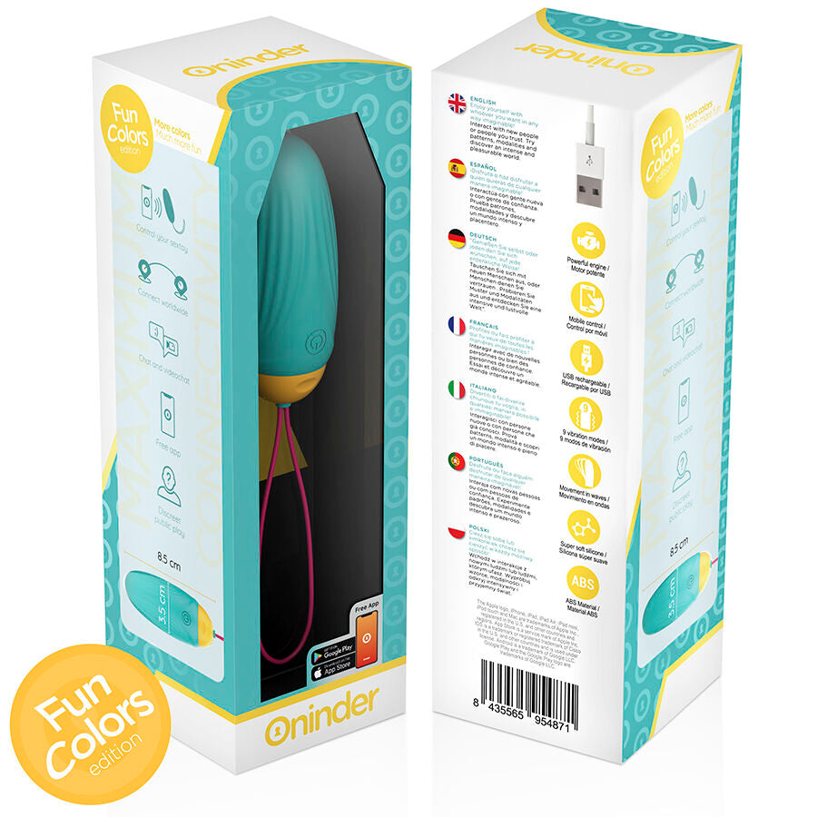 Oninder cute - love pleasure huevo vibro-gemas rotadoras