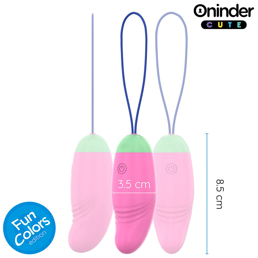 Oninder cute - love pleasure huevo vibro-rotador 360