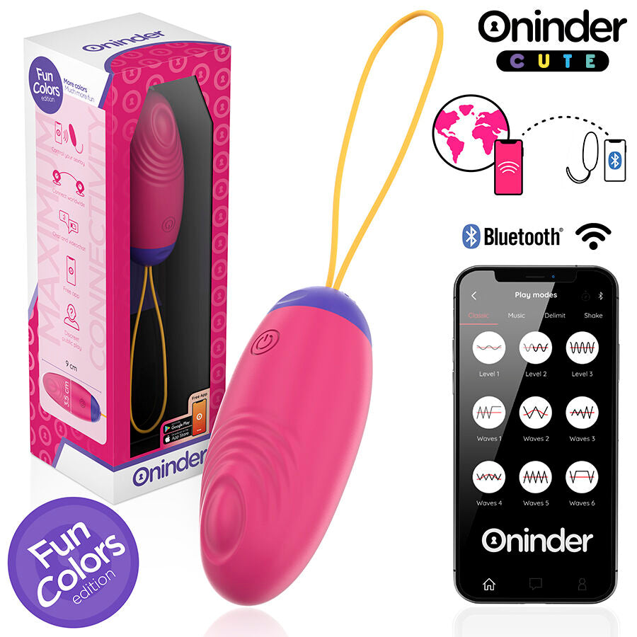 Oninder cute - love pleasure huevo vibro-wave tapping