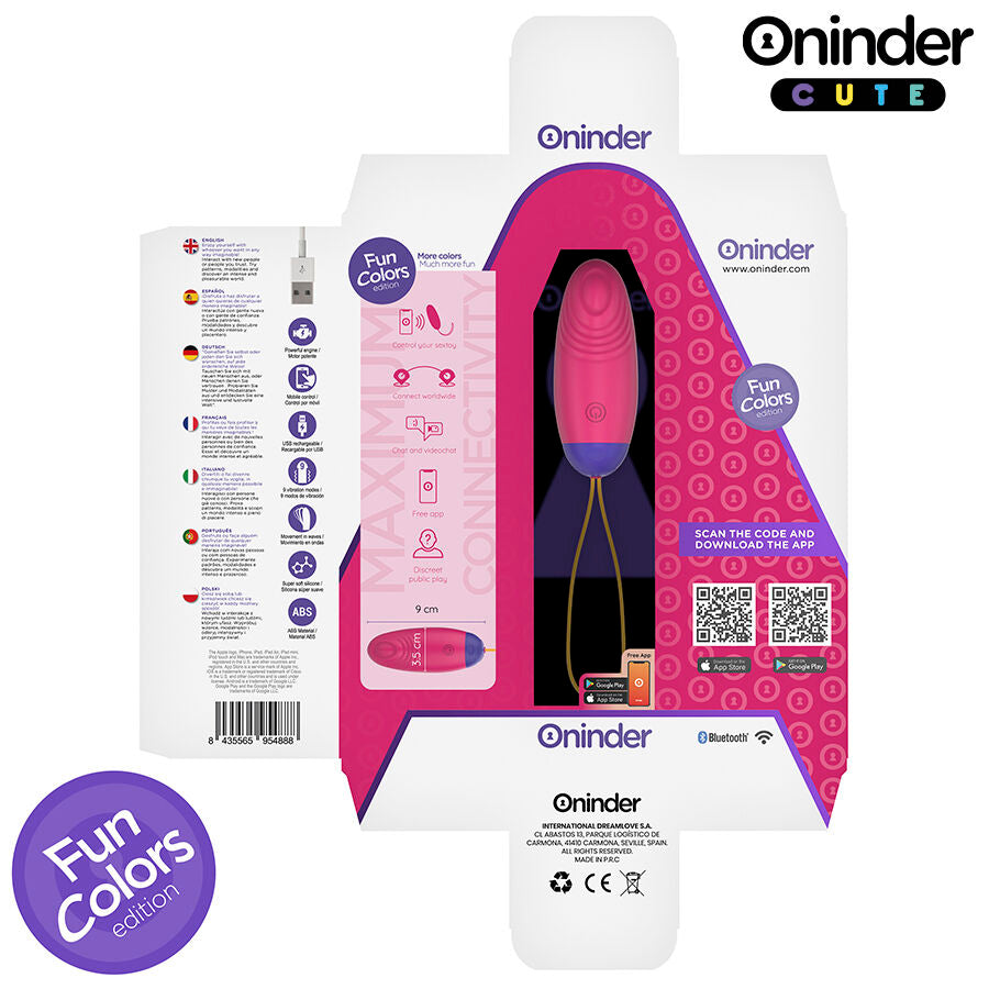 Oninder cute - love pleasure huevo vibro-wave tapping