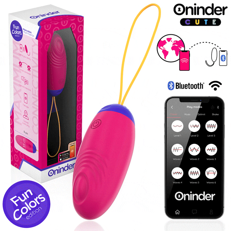 Oninder cute - love pleasure huevo vibro-wave tapping