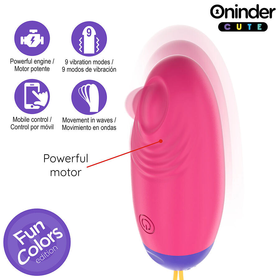 Oninder cute - love pleasure huevo vibro-wave tapping