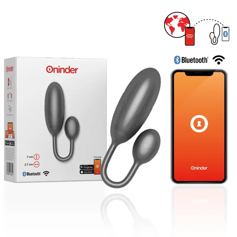 Oninder - denver huevo vibrador rosa 7 x 2.7 cm - app - — / ROSA