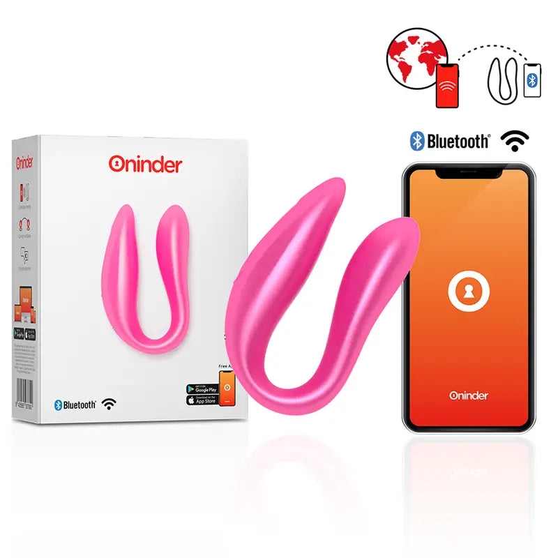Oninder - lisboa estimulador punto g & clítoris negro - app - — / NEGRO