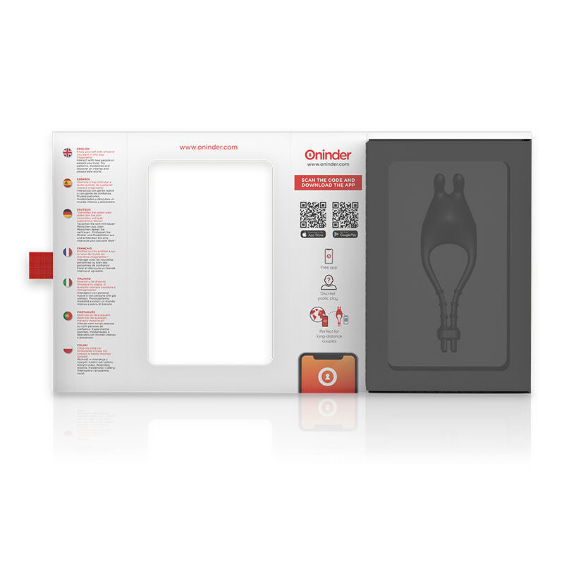 Oninder - pampa anillo vibrador ajustable y multiposicion