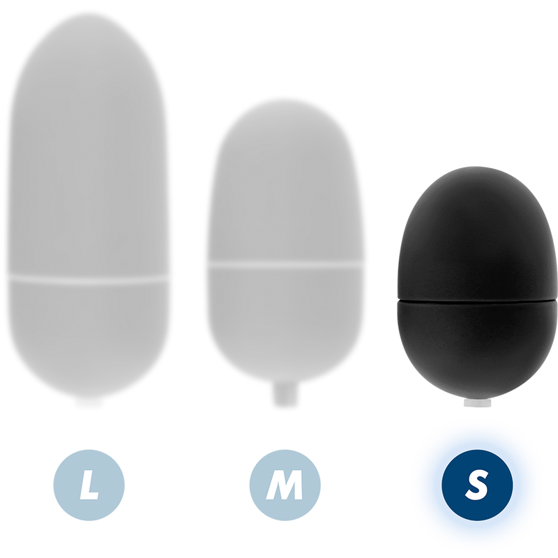 Online - huevo vibrador control remoto s negro