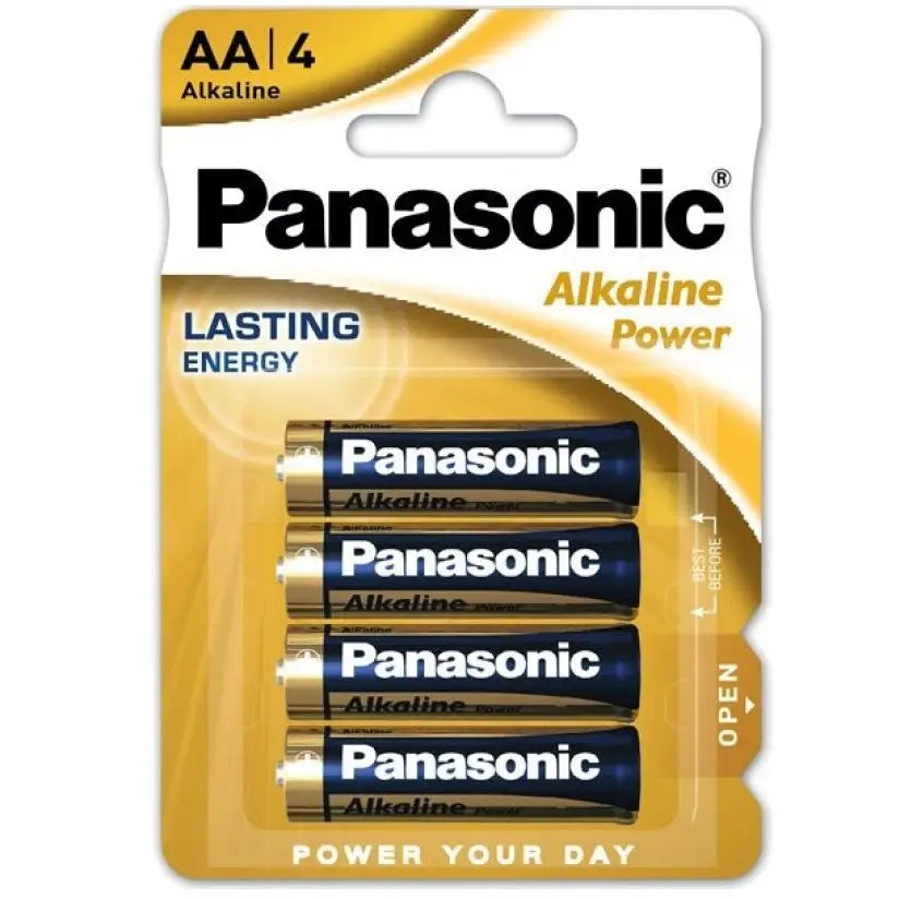 Panasonic - bronze pila alcalina aa lr6 blister*4