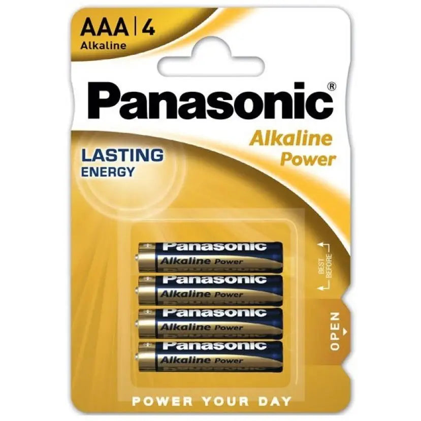 Panasonic - bronze pila alcalina aaa lr03 blister*4