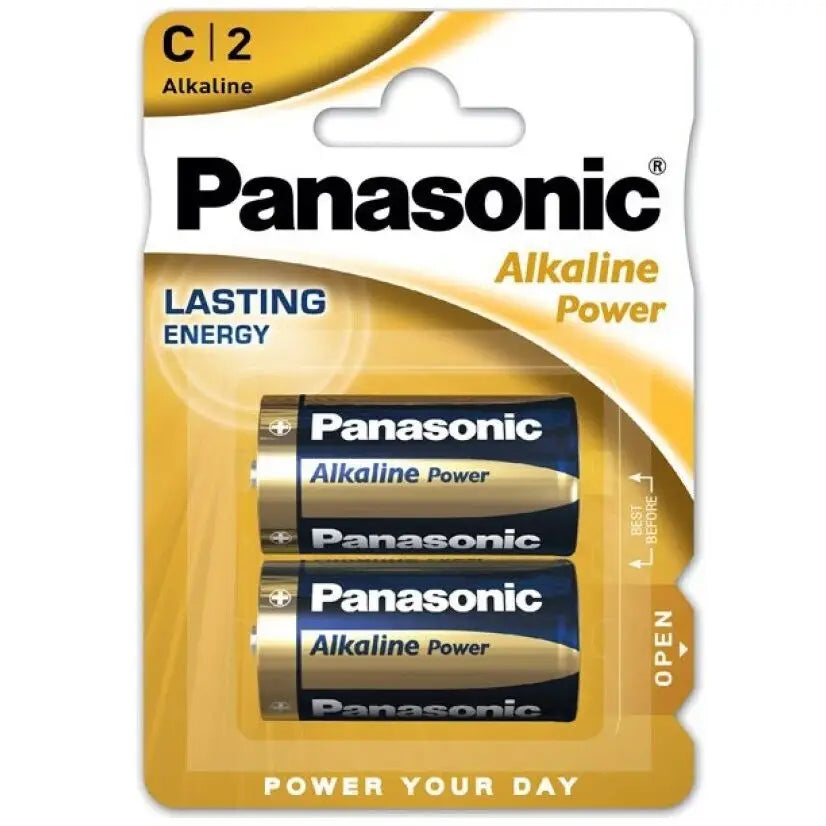 Panasonic - bronze pila alkalina c lr14 blister*2