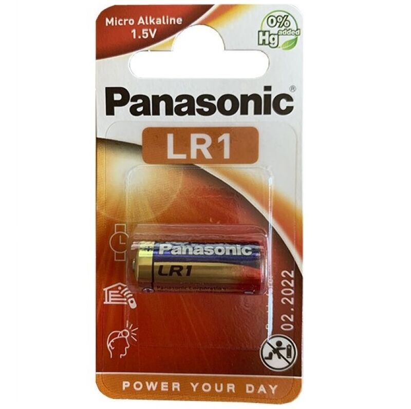 Panasonic - pila alcalina lr1 1.5v blister 1 unidad