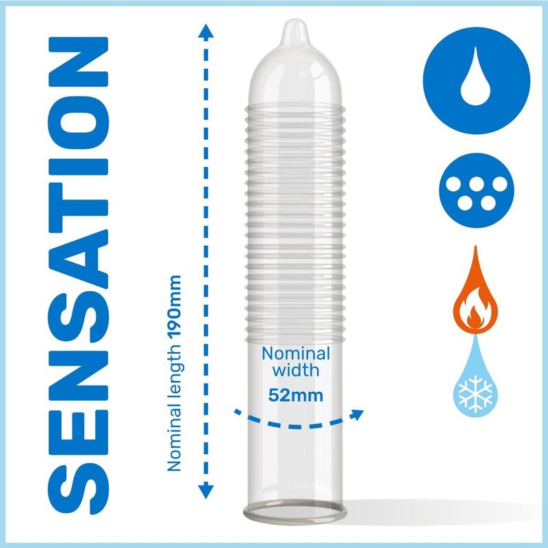 Pasante - climax 6 efecto calor + 6 efecto frio / 12unidades