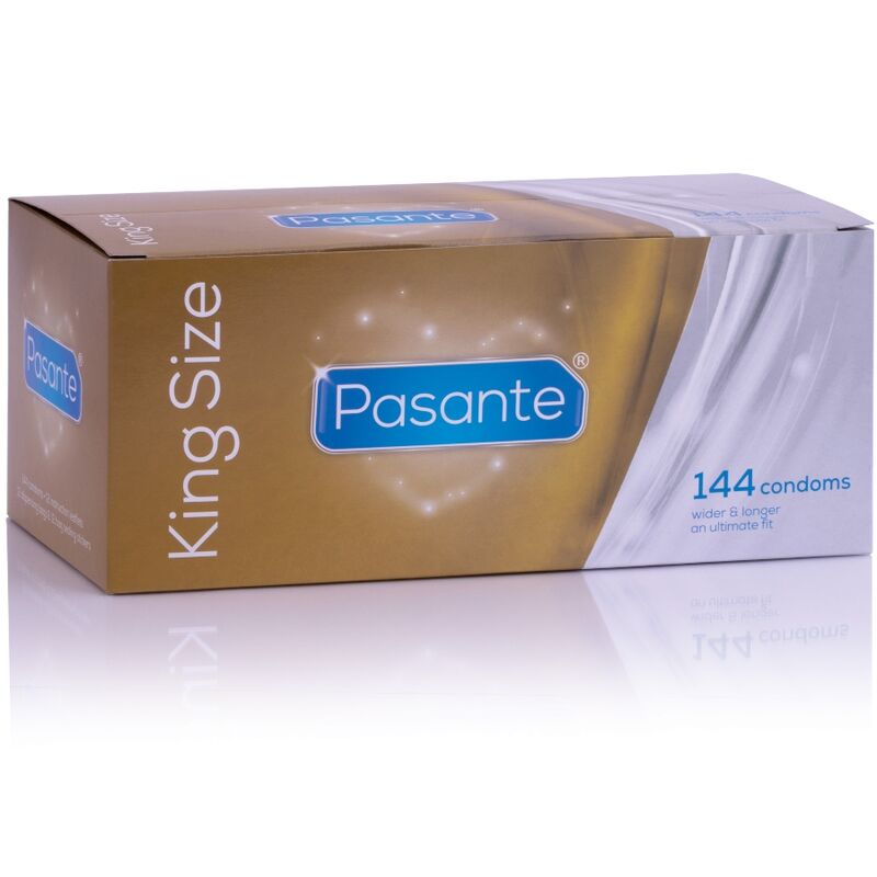 Pasante - preservativos king ms largos y anchos caja 144