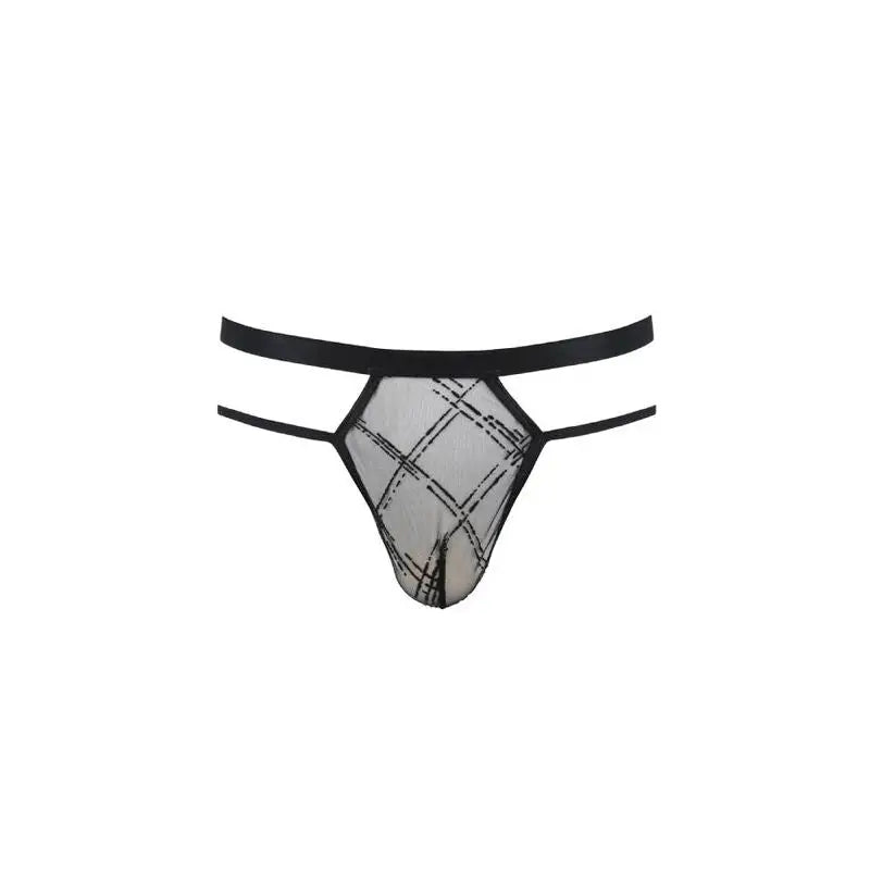 Passion - 029 tanga collin negro l/xl - S/M
