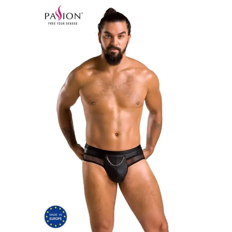 Passion - 030 slip abierto tom negro l/xl - S/M