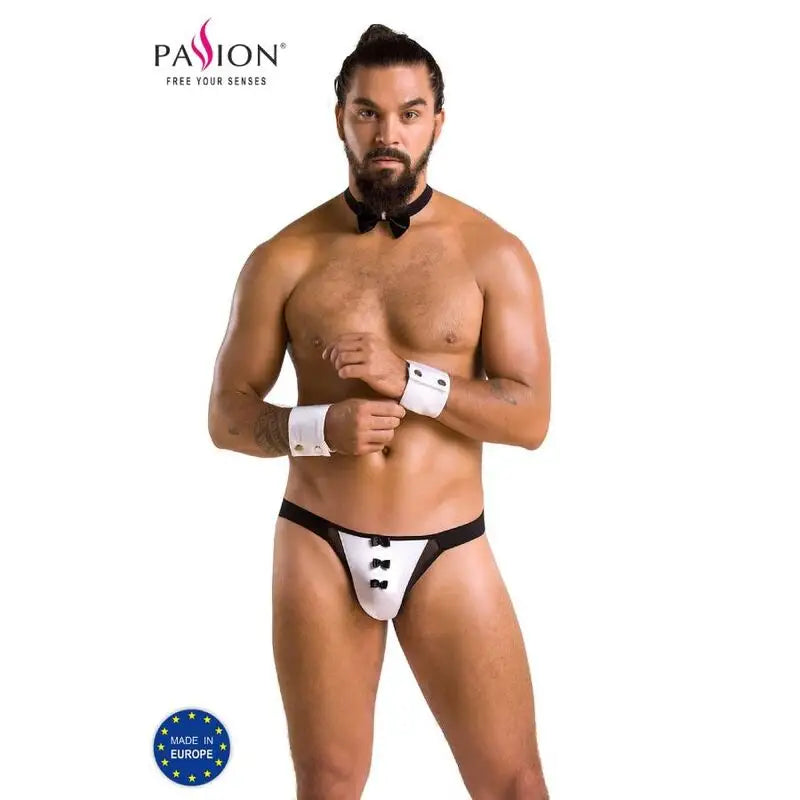 Passion - 036 slip alfrojo negro l/xl - S/M
