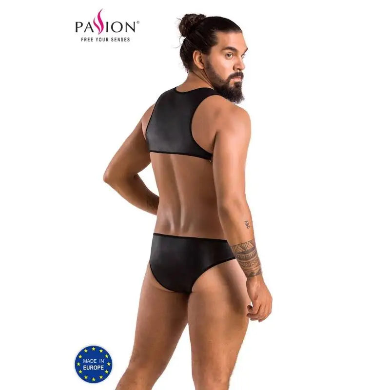 Passion - 056 body adam negro s/m - S/M