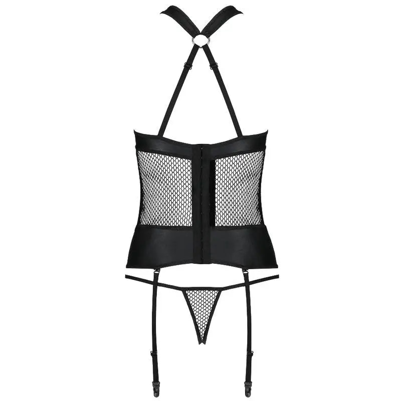 Passion - amanda corset cuero ecologico s/m - L/XL