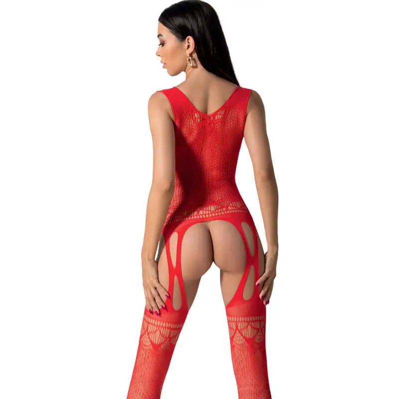 Passion - bs099 bodystocking negro talla única - — / NEGRO