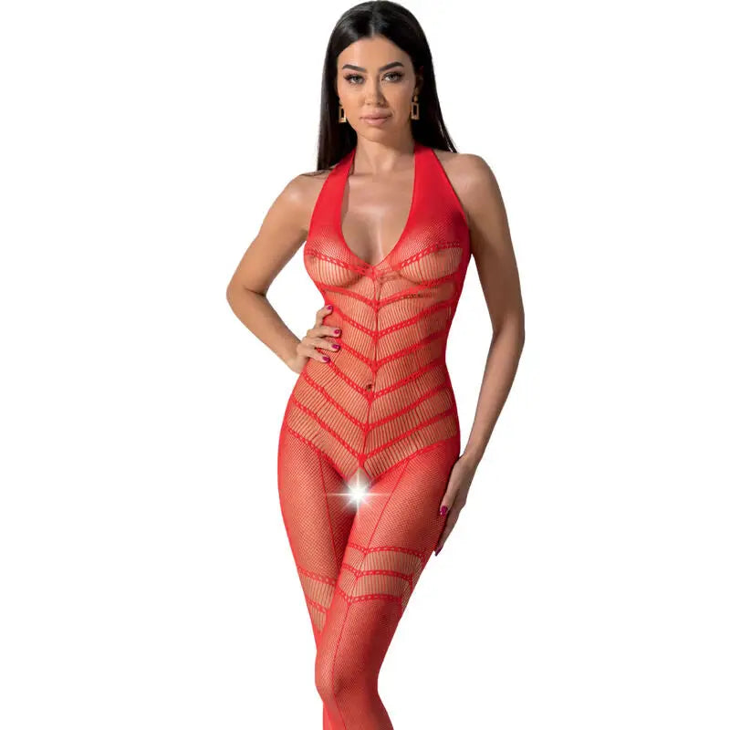 Passion - bs100 bodystocking negro talla única - — / NEGRO