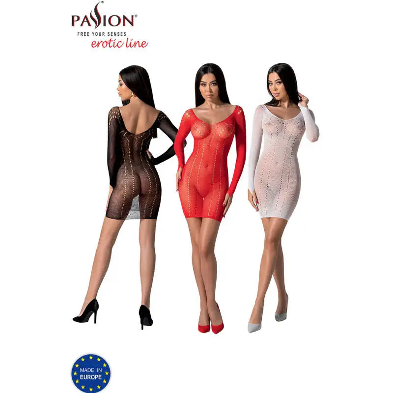Passion - bs101 bodystocking negro talla única - — / NEGRO