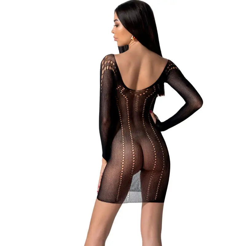 Passion - bs101 bodystocking negro talla única - — / NEGRO