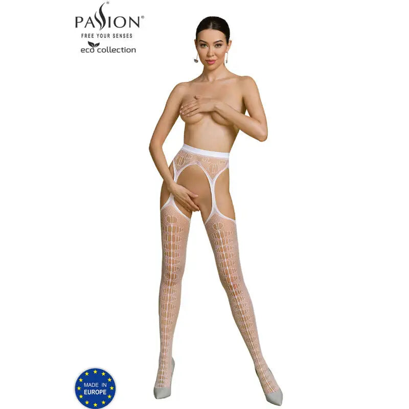 Passion - eco collection bodystocking eco s008 rojo - — / ROJO