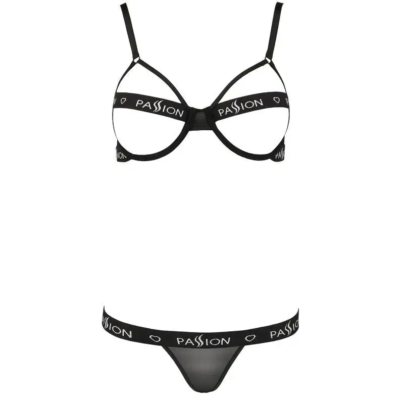 Passion - kyouka set dos piezas negro s/m - L/XL / NEGRO