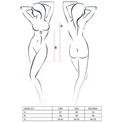Passion - woman akkie set disfraz enfermera s/m - S/M / BLANCO