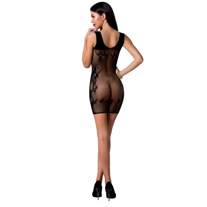 Passion - woman bs073 bodystocking talla única negro - ONE SIZE / NEGRO