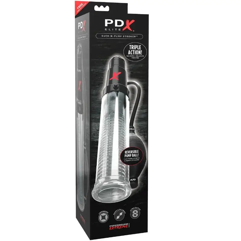Pdx elite - bomba de succionador masturbadora con vibración