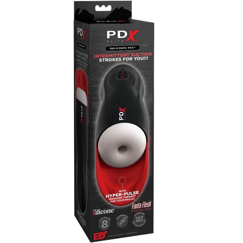 Pdx elite - masturbador stroker fap-o-matic pro con base