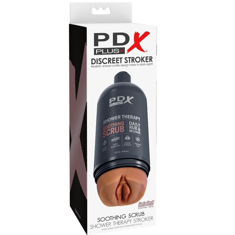 Pdx plus - masturbador stroker diseño discreto de bote