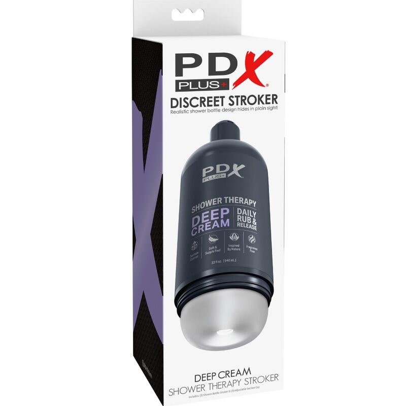 Pdx plus - masturbador stroker diseño discreto de bote