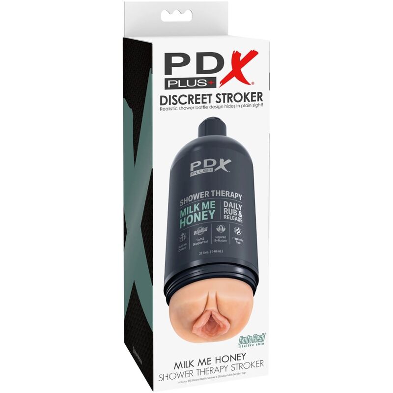 Pdx plus - masturbador stroker diseño discreto de bote