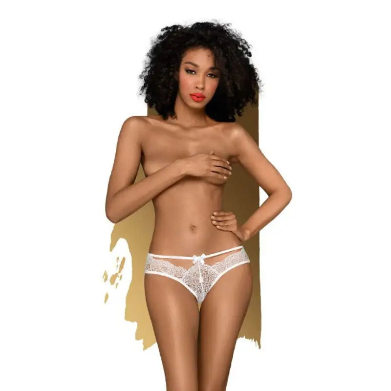 Penthouse - adore me panties negro s/m - L/XL / BLANCO